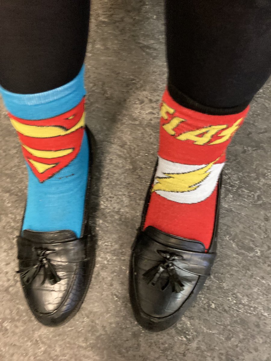 Day 4 of #NeurodiversityCelebrationWeek and we have our spotlight on #WorldDownSyndromeDay2024 . We are learning about Down Syndrome and how to #EndTheStereotypes that people experience. Here we are rocking our socks!