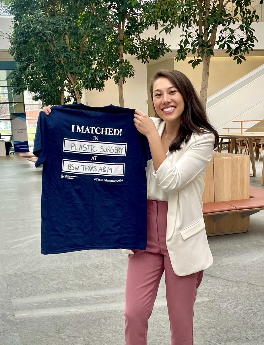 So excited to be joining Baylor Scott & White Medical Center for plastic surgery residency! This Ohio girl is coming to Texas! YEEHAW 🤠
@BSWHTemple_PRS #MatchDay2024 #plasticsurgery #nrmp