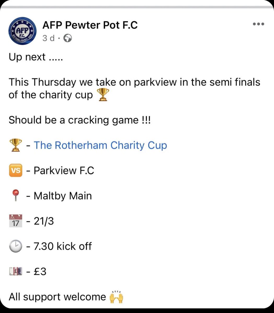 AFP_FC's tweet image. #Utafp 💙