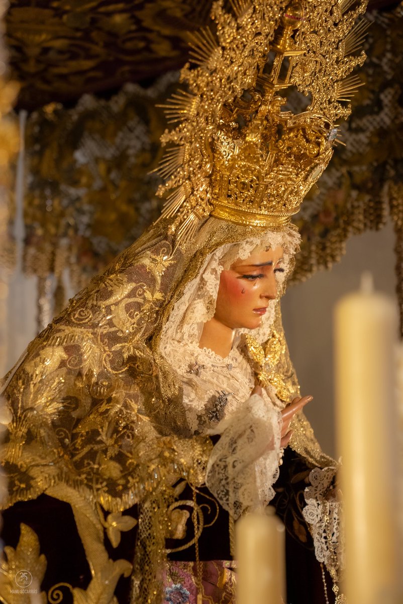 Hdad_LosGitanos's tweet photo. 🟣 ACTUALIDAD

María Santísima de las Angustias Coronada ya se encuentra en su paso de palio a la espera de la #MadrugáGitana24. https://t.co/1eeSYs4vIX
