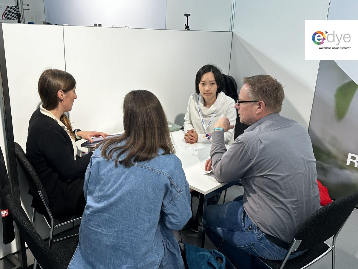 edyewaterless's tweet image. Thank you to all who made our booth a success at PERFORMANCE DAYS! 🎉Let&apos;s continue to work together towards a more sustainable textile industry.♻️

#edye #performancedays #functionalfabrics #wccs #zerowaste #sustainability #color #textiles #sustainable #ecofriendly #Munich