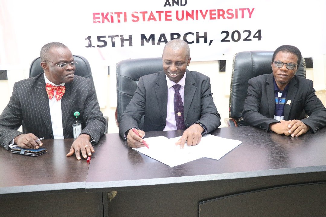 Ekiti State University, Ado - Ekiti (EKSU) and the University of the West of England, Bristol (UWE) have signed a Memorandum of Understanding (MOU) for Research cooperation and mutually beneficial partnership.