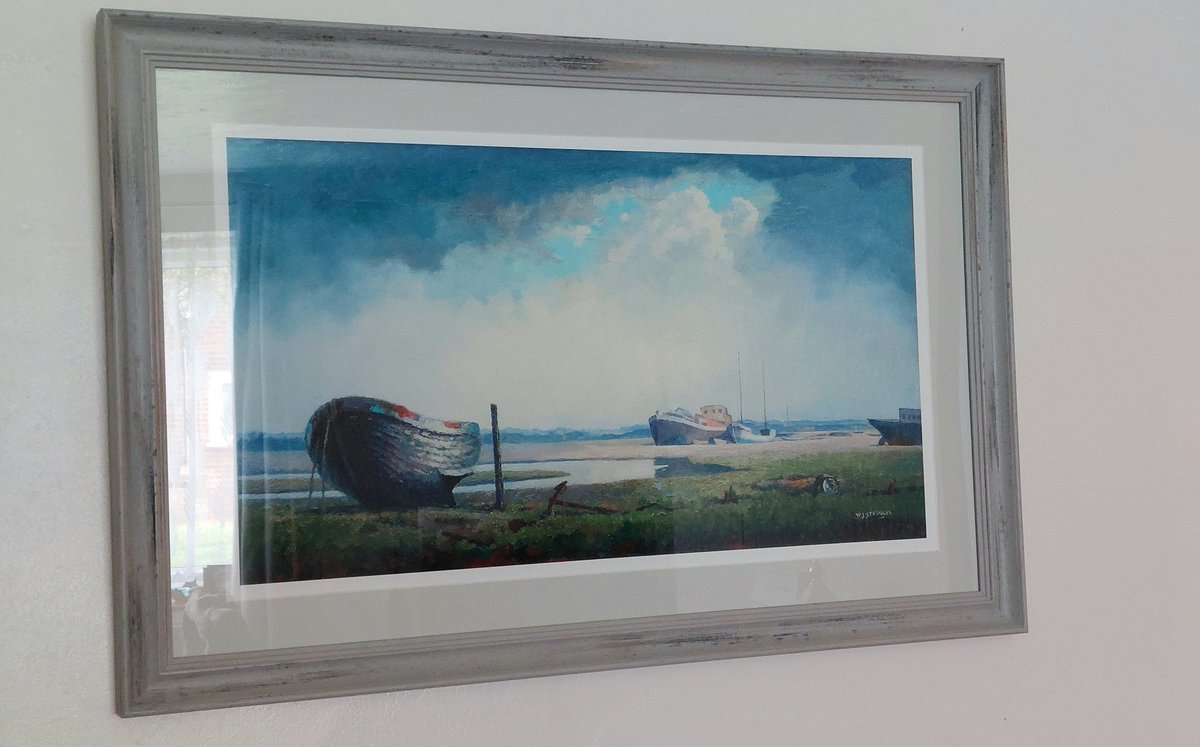 @EastLndonGroup My print, newly framed and hung and looking good. Thank you. 
#waltersteggles