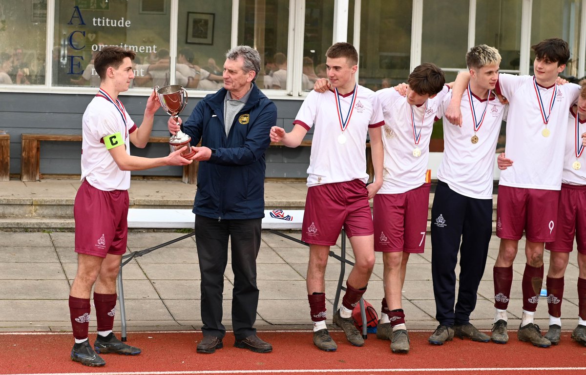 Gallery | Well done to the @MCol_Football 1st XI who won the @WiltshireFA County Cup on Wednesday afternoon. Having come from behind against a strong @LP_Academy side, 1-1 at F/T saw the game go to penalties with 'keeper Ed W the hero in the shoot-out, saving three spot-kicks.