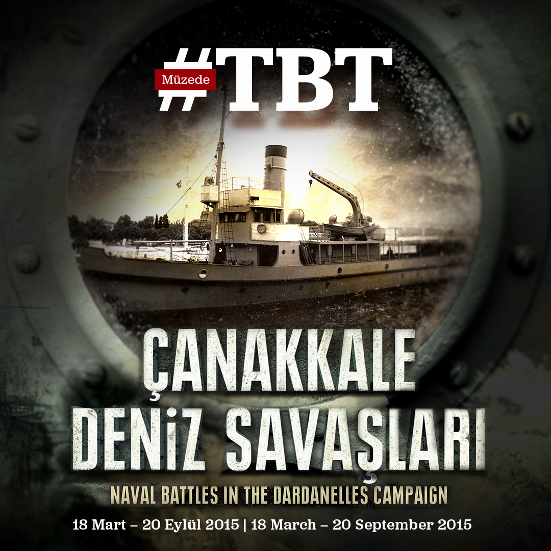 Bu serimizde sizi eski sergilerimizin posterleri ile buluşturuyoruz 📷 Bilinmeyen Yönleri ile Çanakkale Deniz Savaşları Sergisi -Ali Rıza İşipek - Naval Battles in the Dardanelles Campaign Exhibition