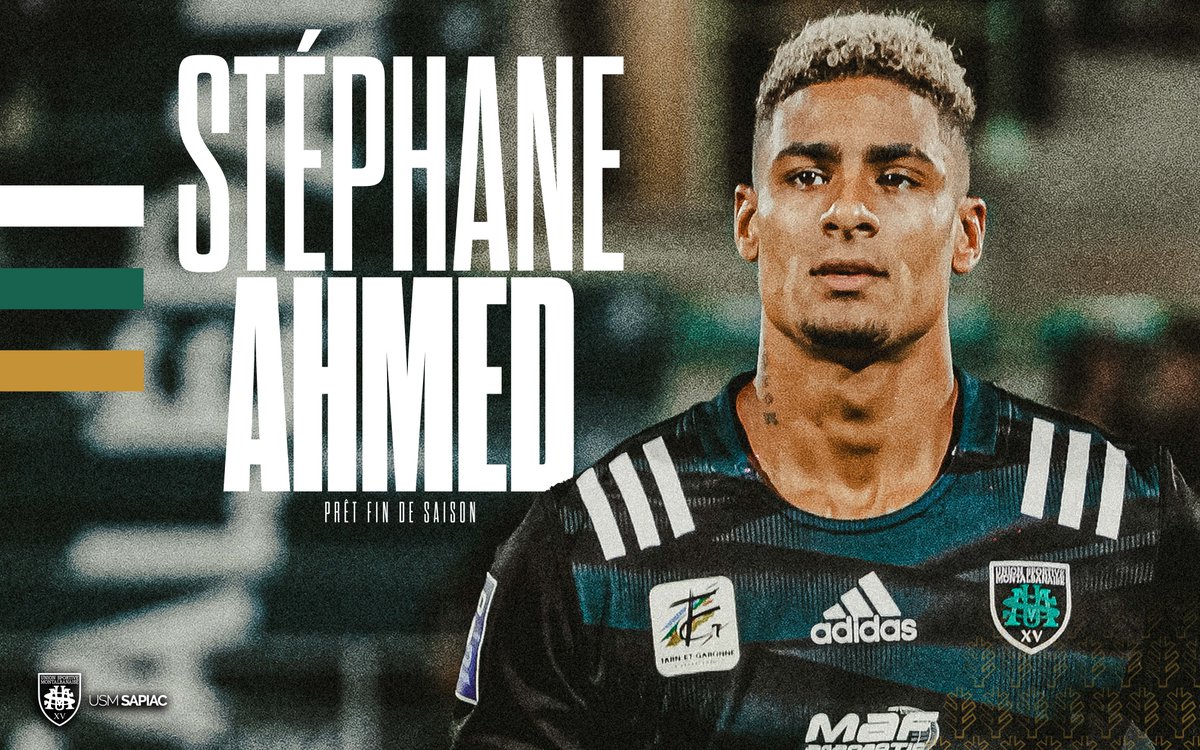 𝐏𝐑𝐄𝐓 - 𝐀𝐇𝐌𝐄𝐃 𝐈𝐒 𝐁𝐀𝐂𝐊 🟢⚫️

L'USM Sapiac annonce l'arrivée de Stéphane AHMED en prêt jusqu'à la fin de la saison 💪💨

Communiqué 👉  usmsapiac.fr/joker-ahmed

𝗕𝗼𝗻 𝗿𝗲𝘁𝗼𝘂𝗿 𝗦𝘁𝗲𝗽𝗵 🔥