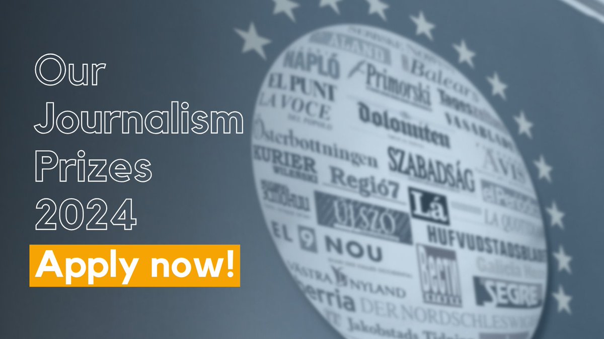 📢 Last call: We are looking for our 2024 #award winners! You have 🔟 days left to apply. 🏆Otto von Habsburg Prize 🏆MIDAS Prize 🏁 Submission deadline: 31 March 2024 👉 More info: midas-press.org/otto-von-habsb…