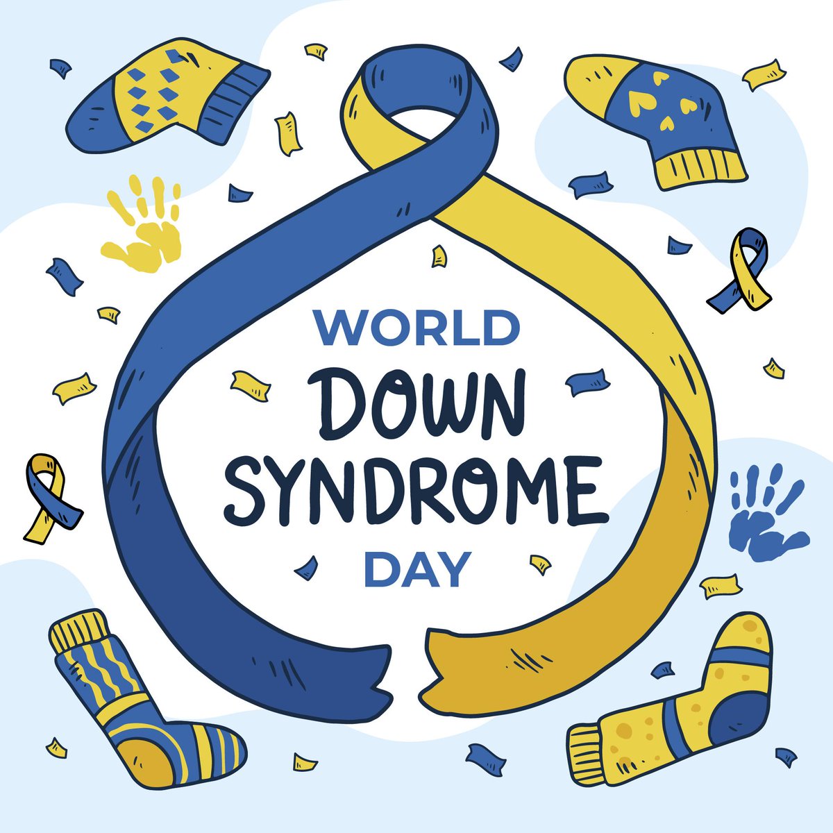 Today is #WorldDownSyndromeDay2024 a day to signify the uniqueness of the triplication of the 21st chromosome which causes Down syndrome. Help share the day to create a global voice advocating for the rights, inclusion & well-being of people with #DownSyndrome #LotsOfSocks