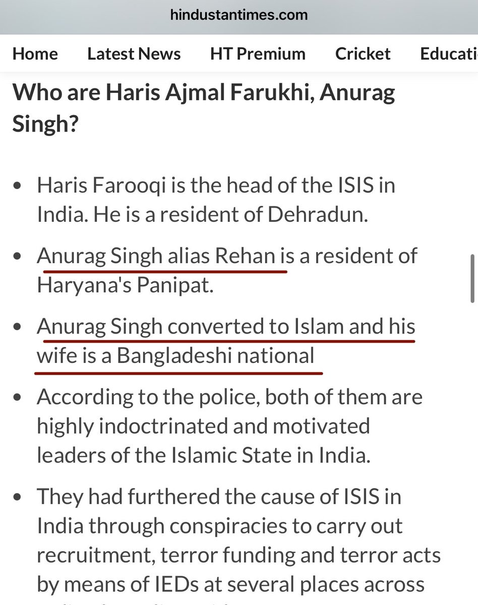 BefittingFacts's tweet image. Hello @htTweets,

Do you write Antonia Monia while addressing Sonia Gandhi?

Do you write A S Dileep Kumar while addressing A R Rehman?

Why are you using Anurag Singh in headline when he had converted to Islam and became Rehan years ago.

@boomlive_in @OnlyFactIndia @FactMyths…