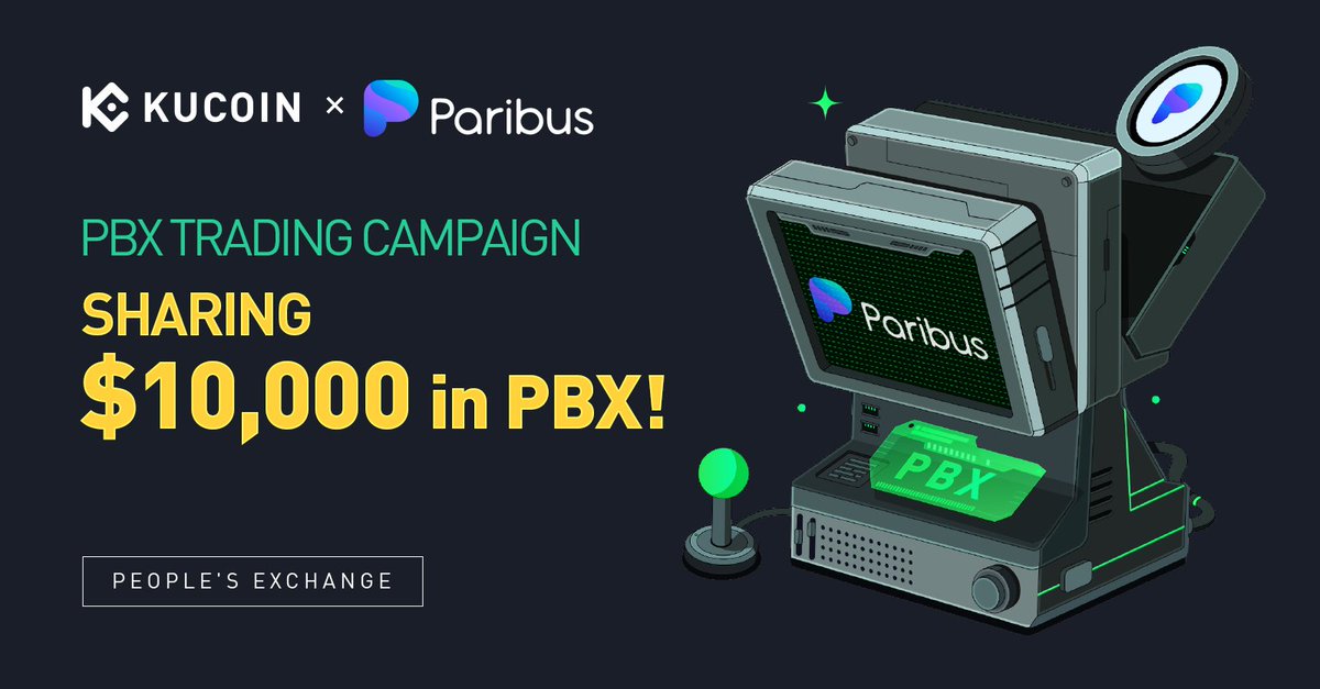 kucoincom's tweet photo. 🌟 Dive into the @paribus_io Trading Campaign and grab a piece of the $10,000 $PBX prize pool!

💰Trade, earn, and win big with #KuCoin!
