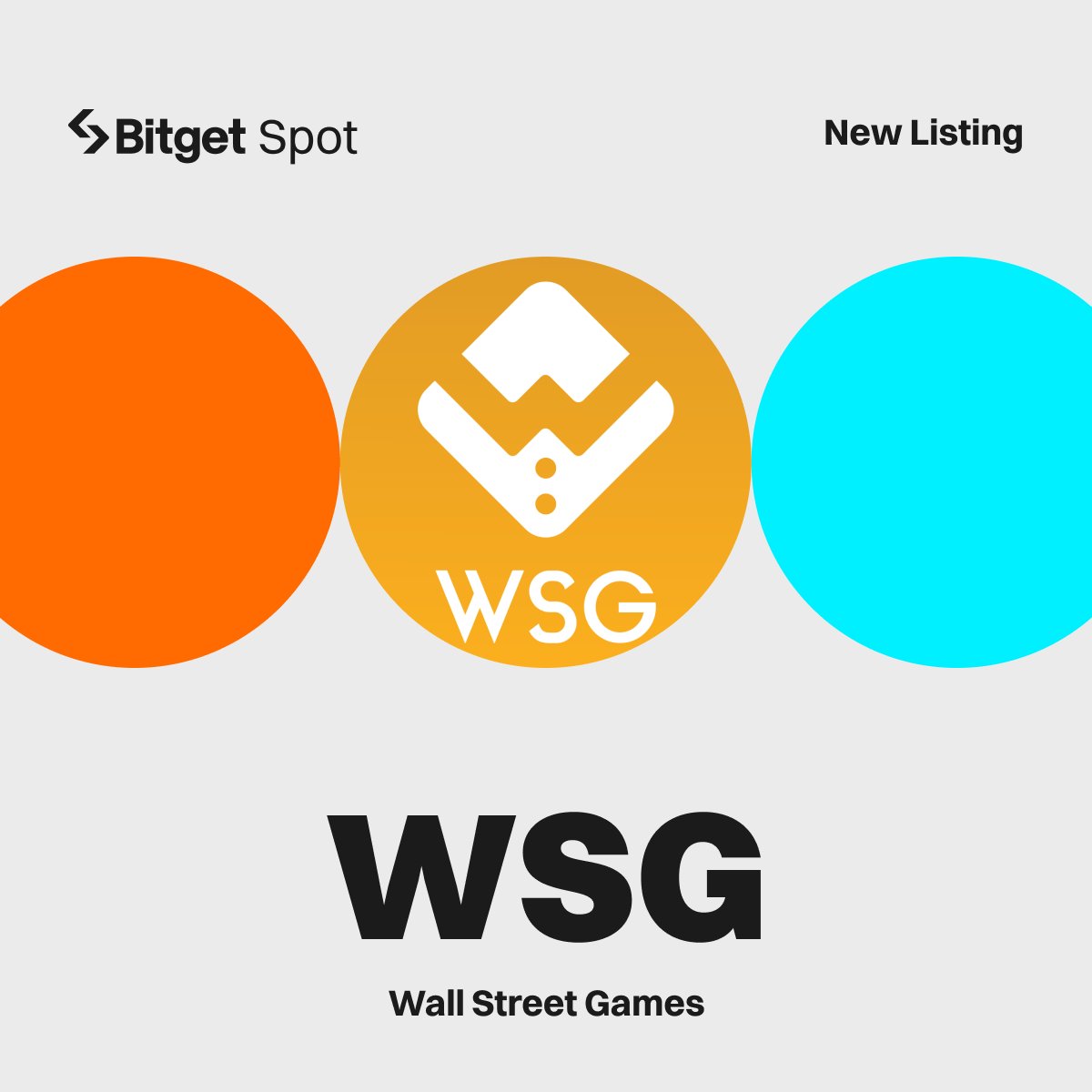 📢 $WSG trading is now LIVE on #BitgetSpot. @WSGToken 🔥 Come and grab a share of 70,000 WSG! 🚀 Trade now: bitget.com/spot/WSGUSDT More details: bitget.com/support/articl…