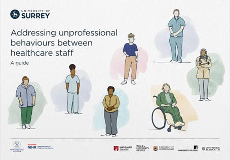 Addressing unprofessional behaviours between healthcare staff, fantastic read: ‘Is this activity likely to foster a psychologically safe culture and improve staff wellbeing?’ and ‘How is this going to have a positive impact on patient safety?’ workforceresearchsurrey.health/projects-resou……