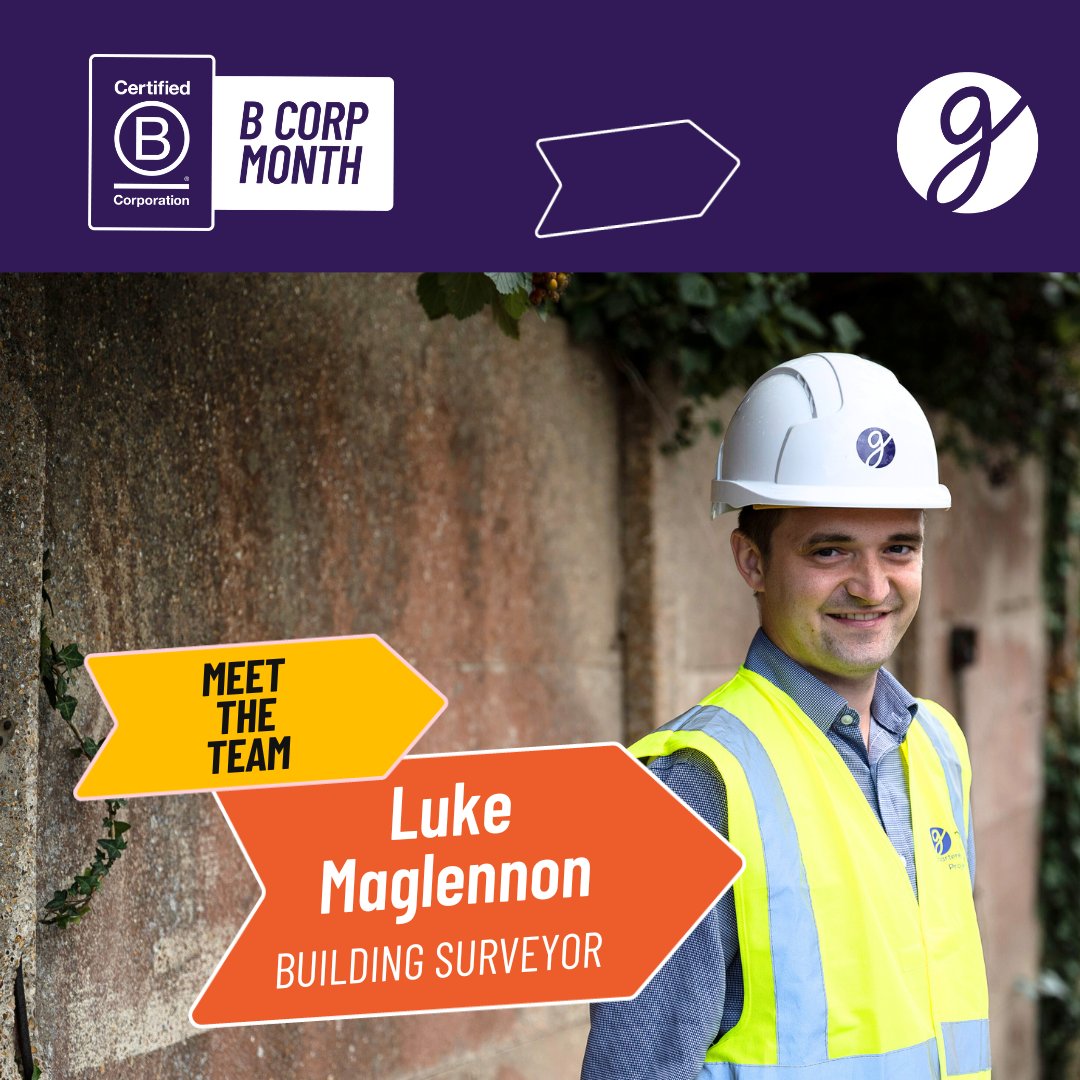 #bcorpmonth This Way Forward
Meet the Team - our Building Surveyor, Luke, is moving things forward as he works towards RICS accreditation. Becoming a #charteredsurveyor assures the highest standards of professional and #ethicalcompetence for our clients 🌍 🏢 🚀