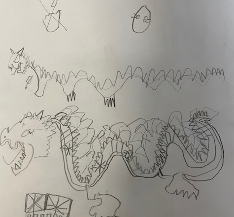 WhitewaysY2's tweet photo. Year 2 children are learning all about china this year. In our art lesson we had a go at drawing a Chinese dragon. Look at our amazing work! https://t.co/mC1OrE2iBf
