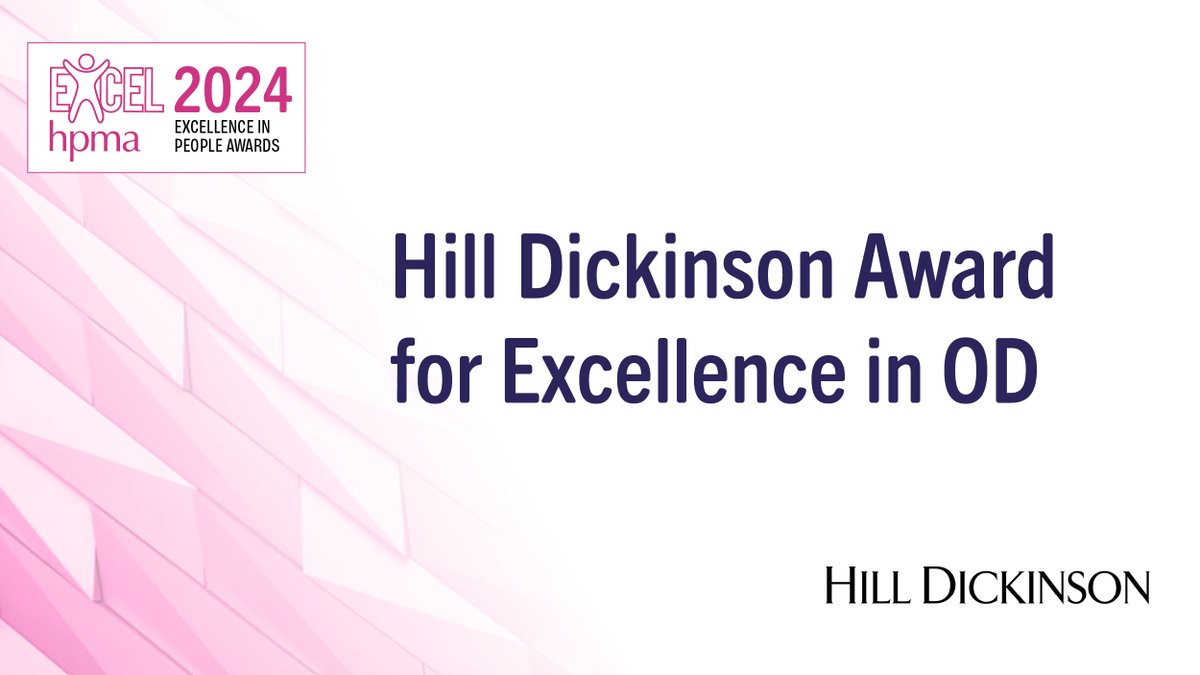 As you consider your entry into the @HillDickinson Award for Excellence in OD take a look at our Guide to writing a winning entry - lots of top tips! ⬇️ tinyurl.com/mucnc7d We're looking forward to seeing your #HPMAAwards entries! Closing date is 2 May but don't delay!