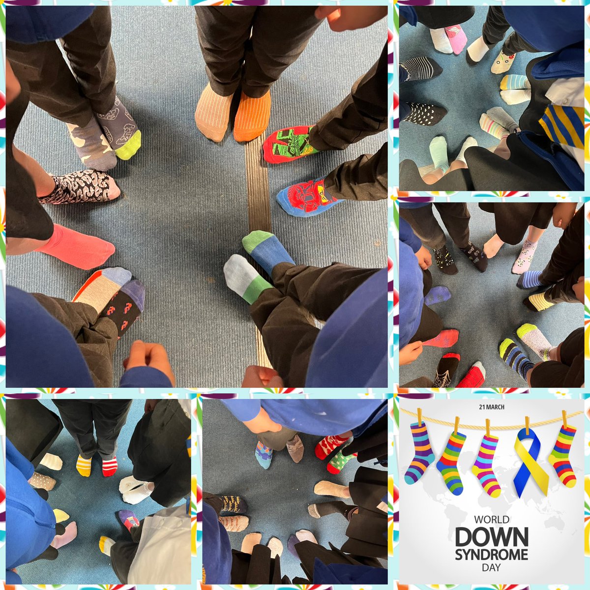 JamesBrindleyPS's tweet image. A fabulous array of odd socks, in Y3, for such a great cause! We are looking forward to decorating our sock puppets later! #WorldDownSyndromeDay2024 #raisingawareness #weareallunique 🧦