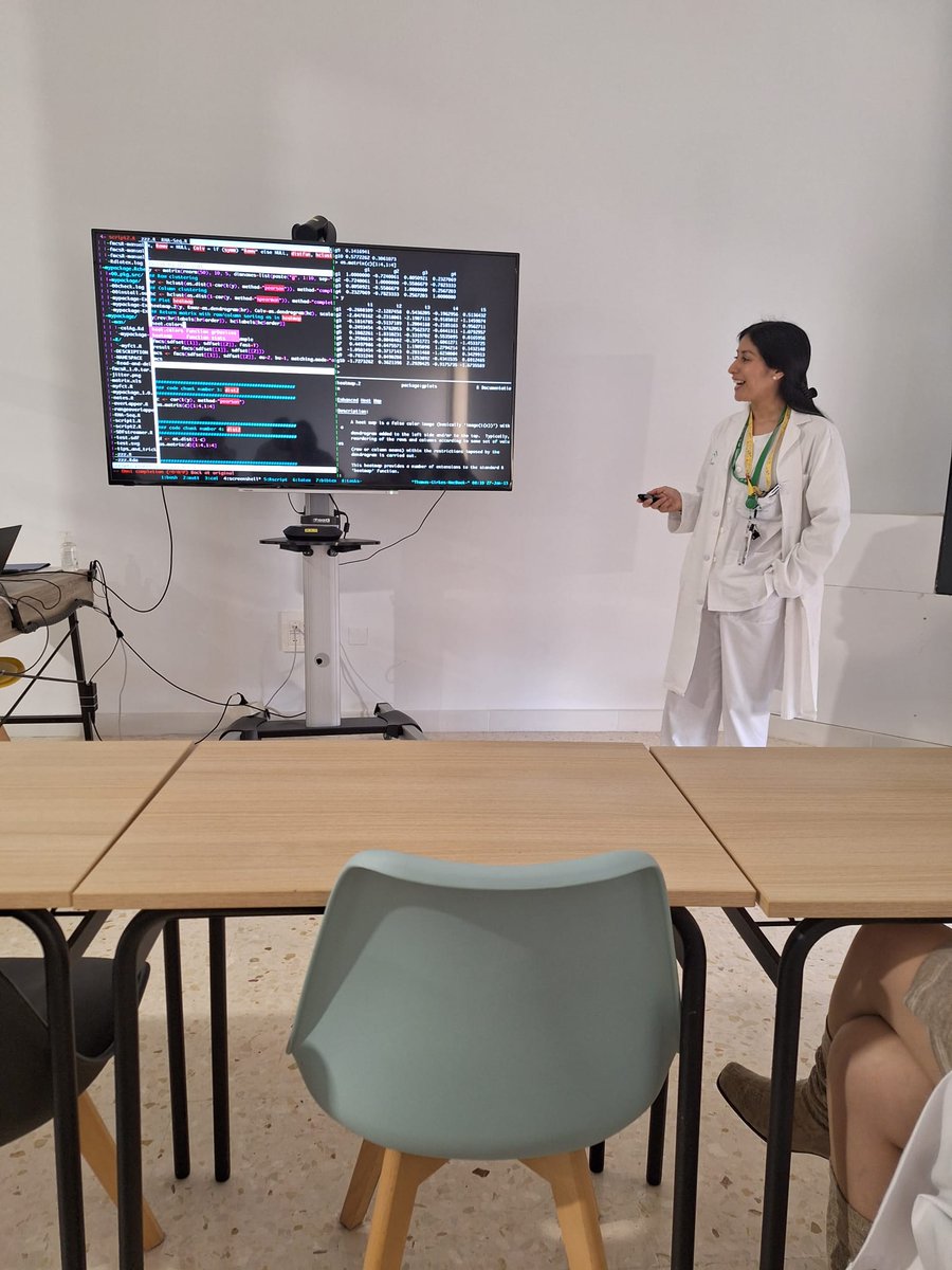Aplicaciones al análisis del microbioma mediante la secuenciación de nueva generación. Metagenómica y transcriptómica. Una alta capacidad de traslación a la clínica de la mano de la Dra <a href="/Anny_Camelo/">👩🏻‍🔬Aɴɴʏ Cᴀᴍᴇʟᴏ🔬</a>
<a href="/UIB_HUTorrecard/">Unidad Investigación Biomédica HU Torrecárdenas</a>
<a href="/TorrecardenasHU/">Hospital Universitario Torrecárdenas</a>
@CIBER_ESP