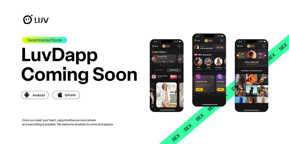 Social_LuvDapp's tweet photo. As the first social dating app on @Solana , #luv is currently in development.😍

🩷As a fan of #Luv, what special features would you like it to have?

Give us your suggestions, and once we accept them, you'll receive a lifetime 🫦VIP membership to #Luv. https://t.co/K7FwxjWFIc