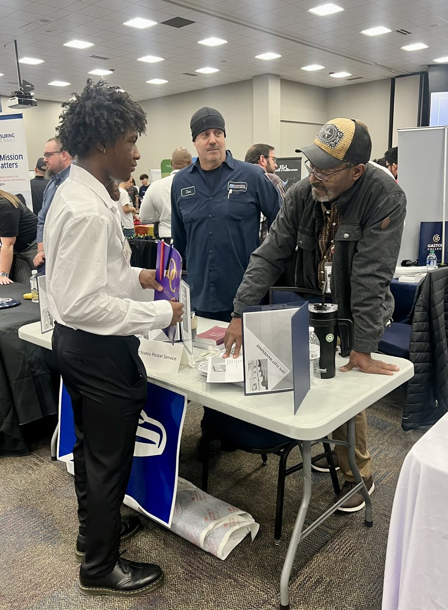 Thank you, Gaston College, for hosting the Spring Career Fair 2024! Many great contacts were made, career opportunities were shared and our senior students enjoyed the event! #cteworksforme