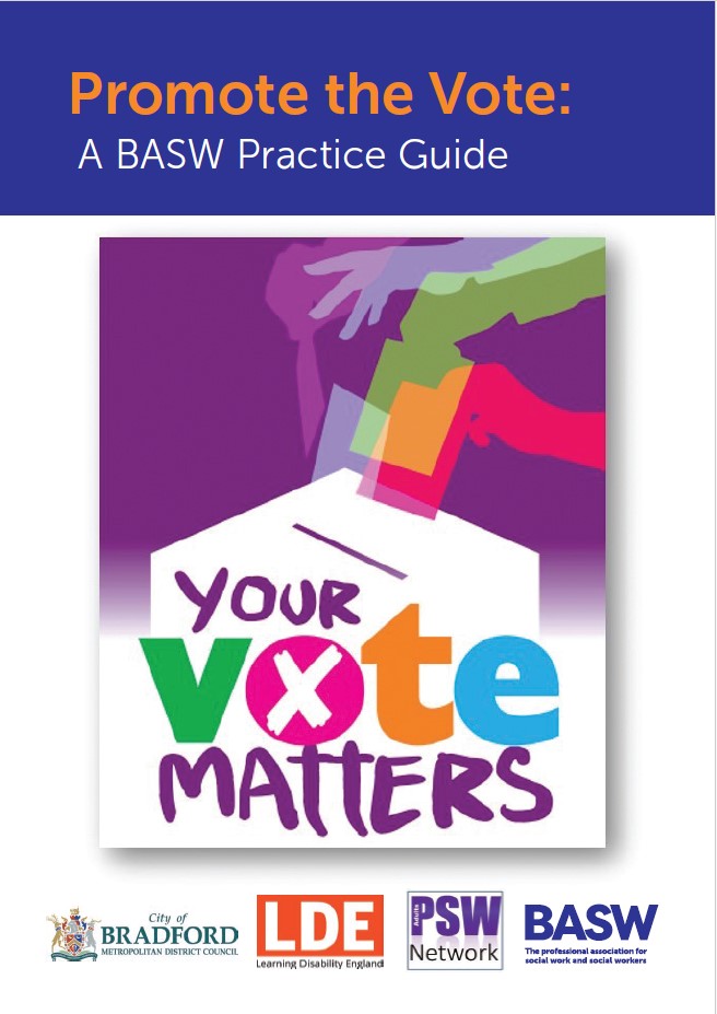 🗳️ Promote the Vote: Social Work & Voting Rights Join BASW, social workers from Bradford Council & the @AdultPSWNetwork for our practice guide launch tomorrow! Supporting practitioners to remove barriers for adults with learning disabilities to vote ⬇️ eventbrite.co.uk/e/promote-the-…