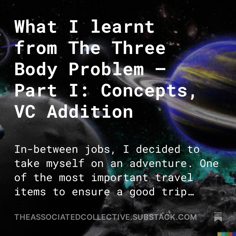 🚀 Brace for yourselves! "The Three Body Problem" has just landed on <a href="/Netflix/">Netflix</a>! 

Check out <a href="/FCBaillieu/">Francesca Baillieu</a>'s blog post on how it's reshaped her views on VC! 📚✨

lnkd.in/eAk2MuSb

#ThreeBodyProblem #Netflix #SciFi 🌌🪐