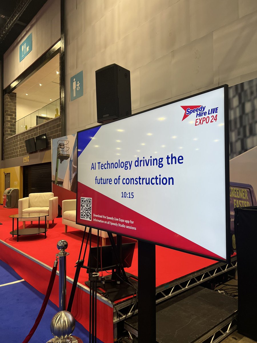 Day 2 is under way! Catch our CEO and co-founder, Richard Potter, on stage soon 🤘 📍 @WeAreSpeedy Hire Expo