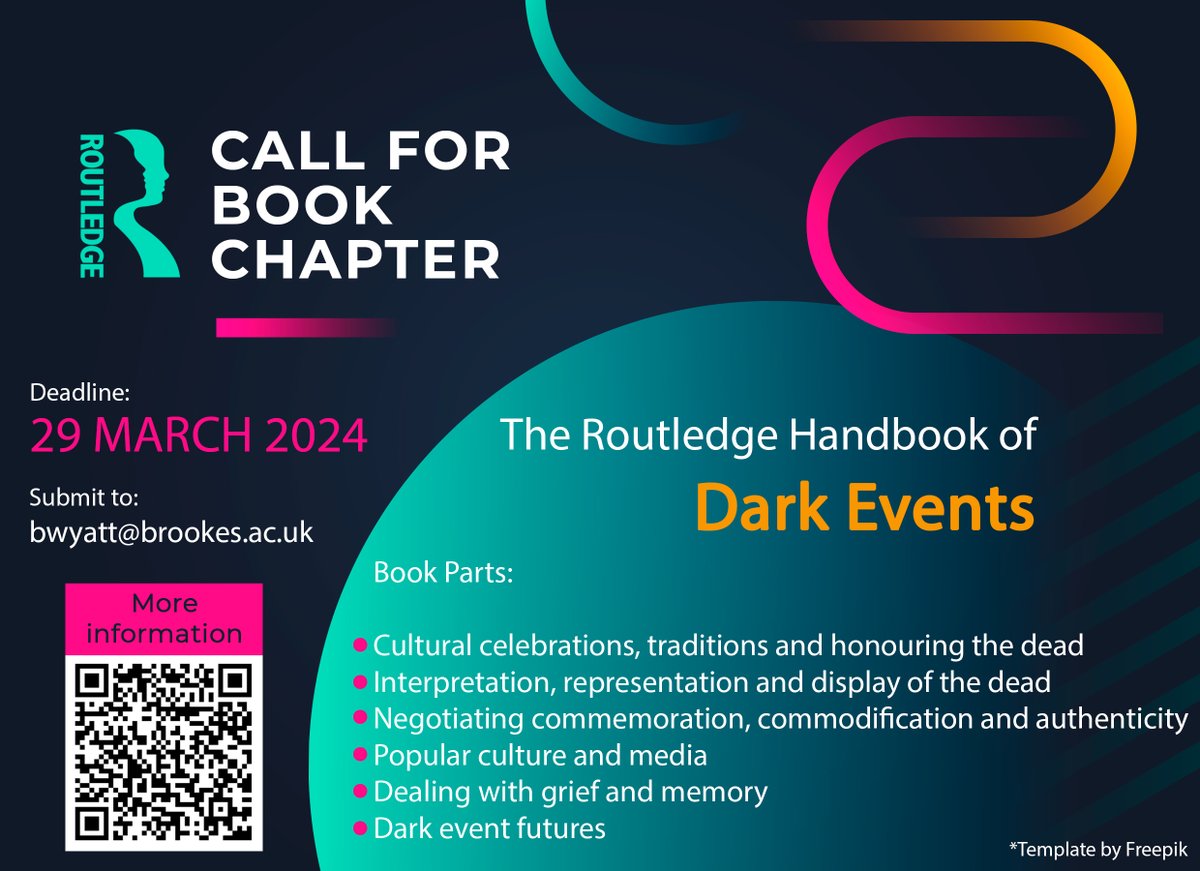 More information >> drive.google.com/file/d/1ZasvQ0… 📌📌 Please ensure you clearly indicate which part of the Handbook your proposed chapter would best contribute to and submit to bwyatt@brookes.ac.uk by 29 March 2024.