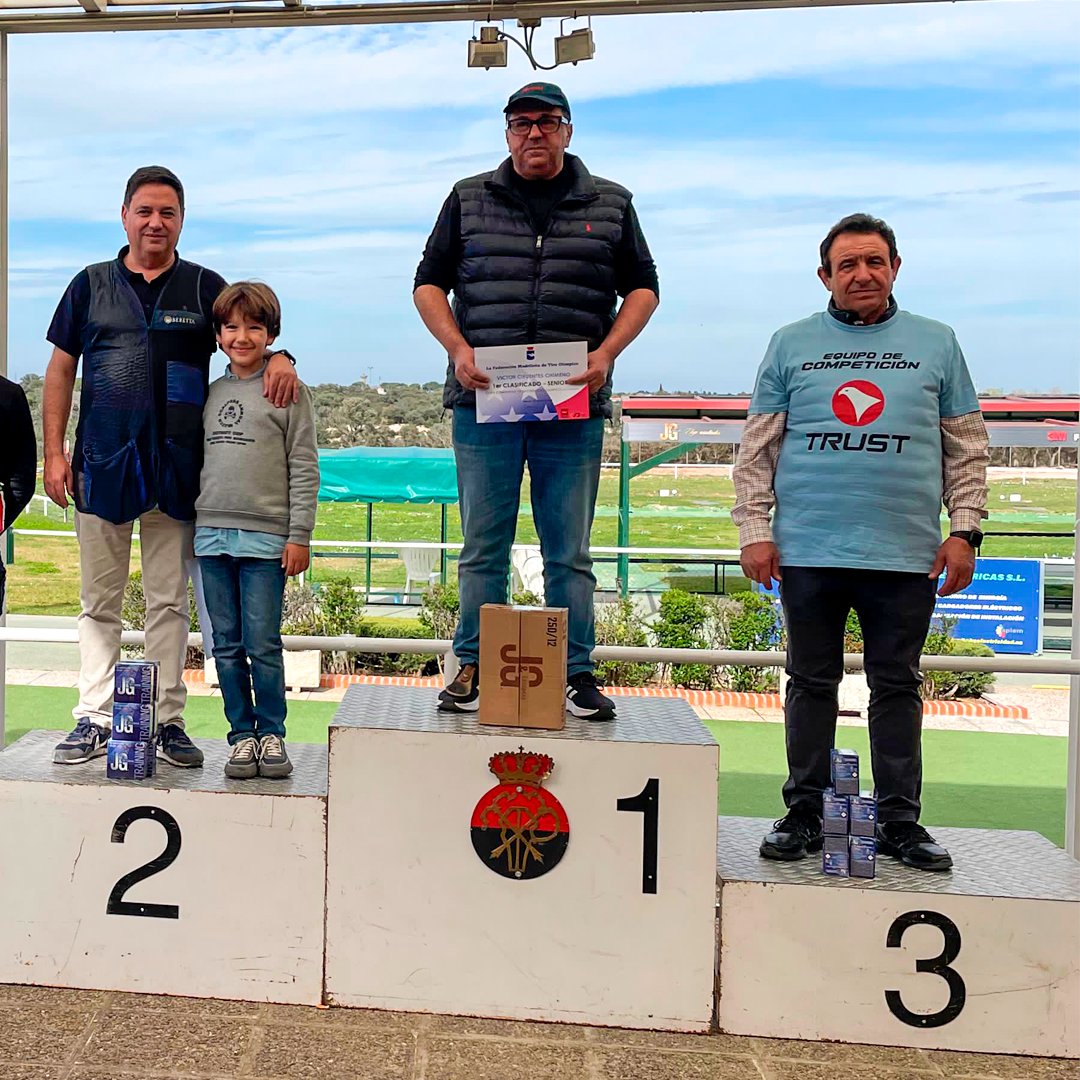 Cartuchos_TRUST's tweet photo. Faustino Caballero, tercero en la pasada edición de la Copa de Madrid de Foso Olímpico celebrada en el Club de Tiro Madrid Somontes.
¡Enhorabuena!
#cartuchostrust #equipotrust #fosoolimpico #olympictrap #somontes https://t.co/anty6tj6Z3