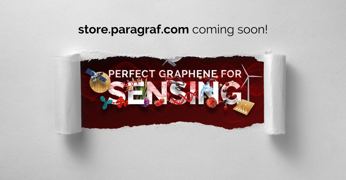 As our manufacturing capability develops, we are getting our online store ready to do business. Sign up now to be notified when it opens 👇 store.paragraf.com #graphene #sensing