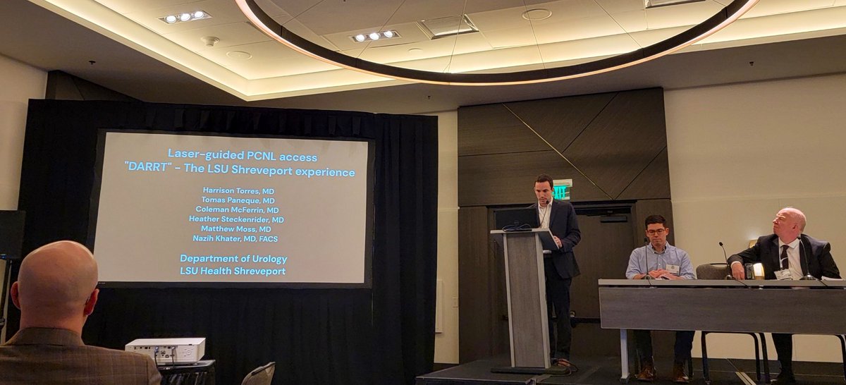 LSU Health Shreveport Urology (@lsuhsurology) on Twitter photo Chief resident Tomas Paneque presents <a href="/NazihKhaterMD/">Nazih Paul Khater, MD, FACS</a> experience with laser guided access during PCNL. <a href="/SES_AUA/">Southeastern Section</a> #SESAUA2024 Chief resident Tomas Paneque presents <a href="/NazihKhaterMD/">Nazih Paul Khater, MD, FACS</a> experience with laser guided access during PCNL. <a href="/SES_AUA/">Southeastern Section</a> #SESAUA2024