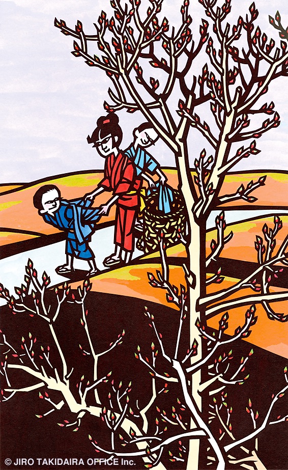 a328 芽ぐむころ <Spring has come (A season when leaf buds grow
