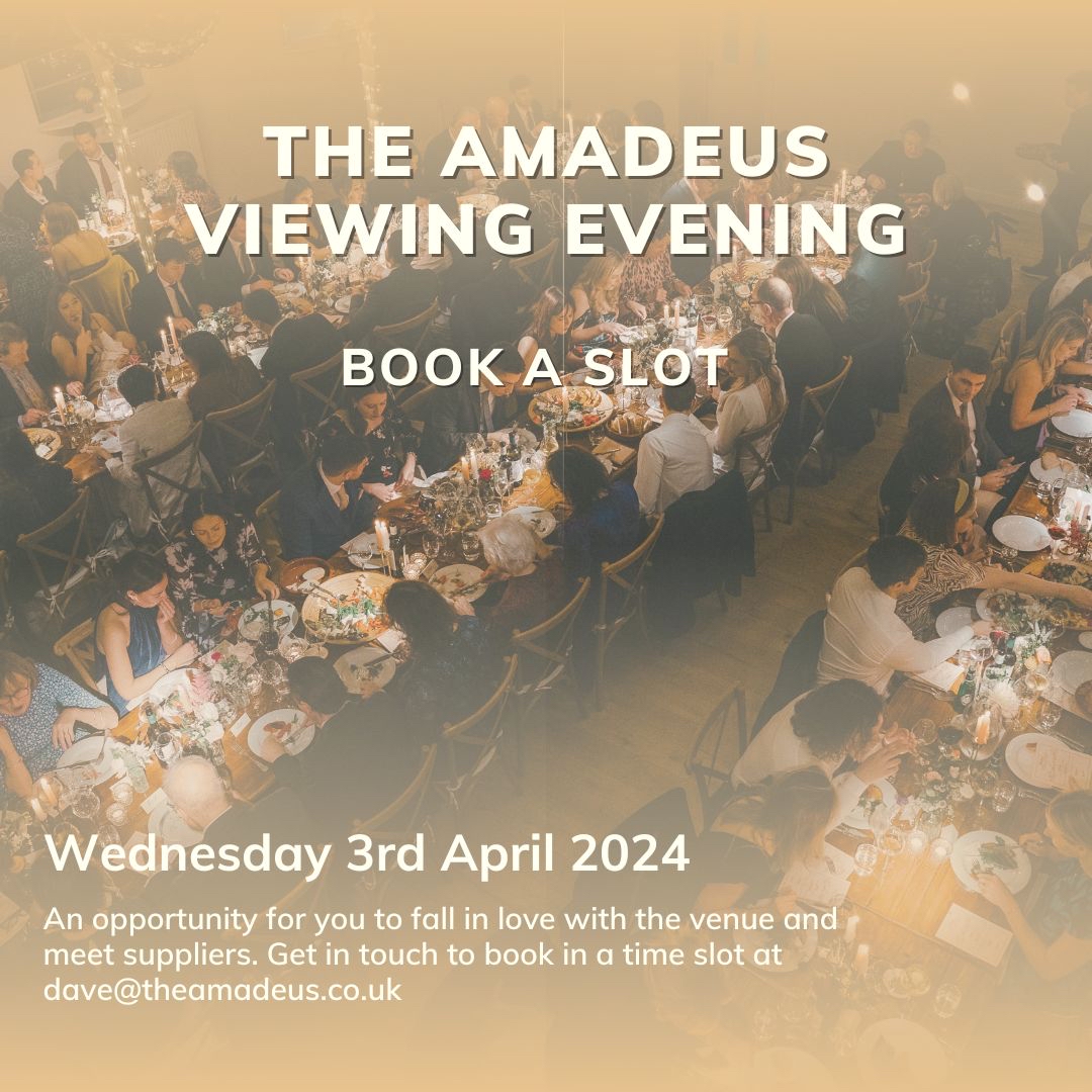 Come and join us at The Amadeus to tour our special venue and meet our special suppliers! 💍💒 Contact david@theamadeus.co.uk to book your slot! #weddingvenue #weddinginspiration #weddingday #weddingdecor #weddingideas #weddingplanning #venues #venueshowcase