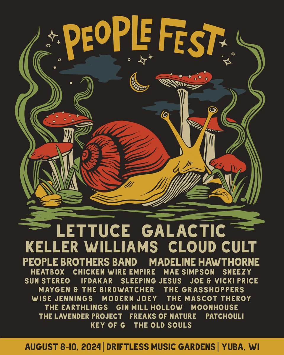 We've got a slew of show dates to announce soon, but the forthcoming album is born out of the Driftless Region, so this is where we'll kick things off. bit.ly/PeopleFest