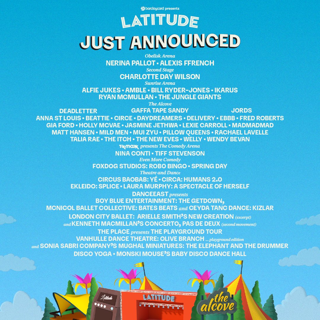 We are excited to be back at <a href="/LatitudeFest/">Latitude Festival</a> this summer! We are delighted to bring Boy Blue Entertainment, McNicol Ballet Collective and Ceyda Tanc Dance to the Waterfront Stage. We hope to see you there!