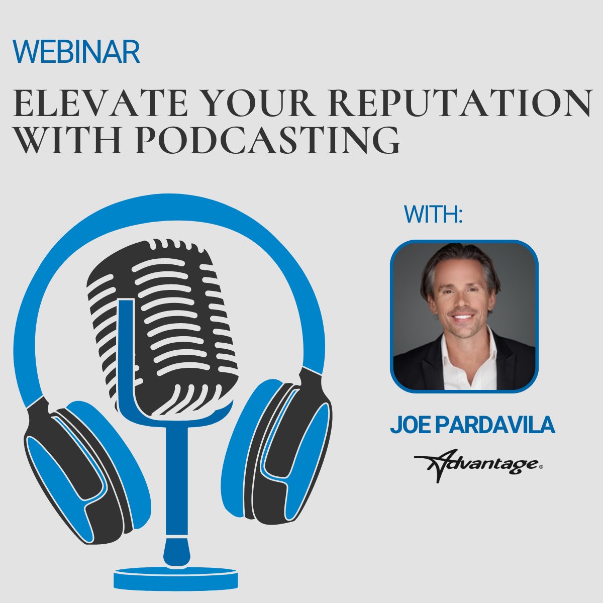 Podcasting has recently taken over as one of the most entertaining and influential digital media channels out there. Tune in to our webinar where our Director of Podcasts, Joe Pardavila, shares insights and strategies on the popular medium: advantagemedia.com/authority-hub/…