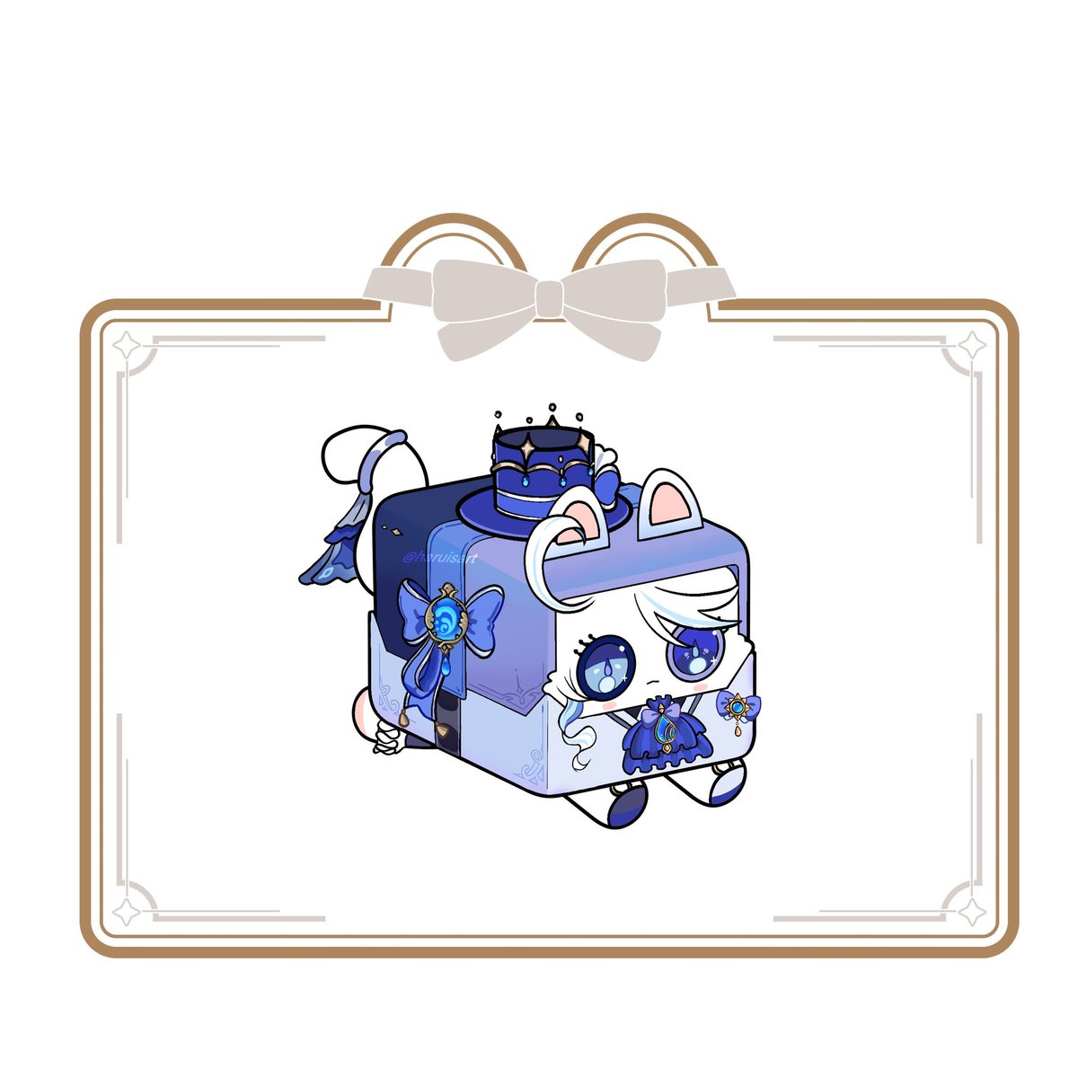 haruisart's tweet image. Purrina 👑🫧 

#CatifiedTeyvat #HoYoLAB #Furina #原神