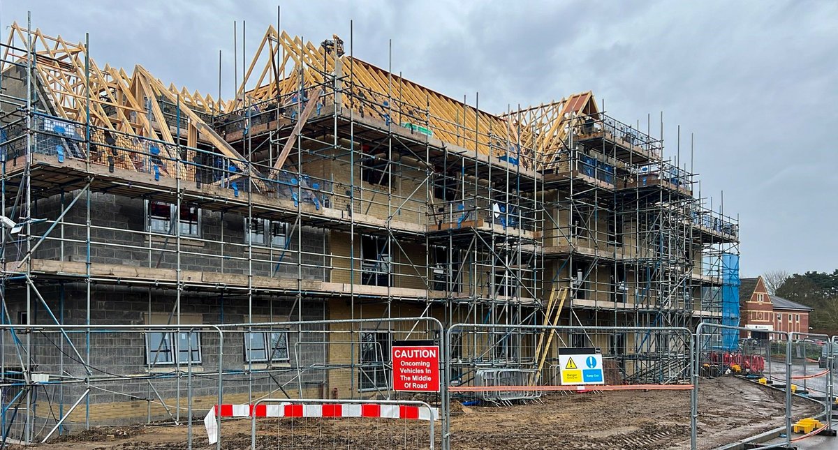 PROJECT UPDATE: Blue Beck House #York, 73-bed care home.
 
We’re making excellent progress since our last update in early February. The team are now well advanced with M&amp;E, with underfloor heating completed earlier this week on the first and second floors. #ConstructionProgress