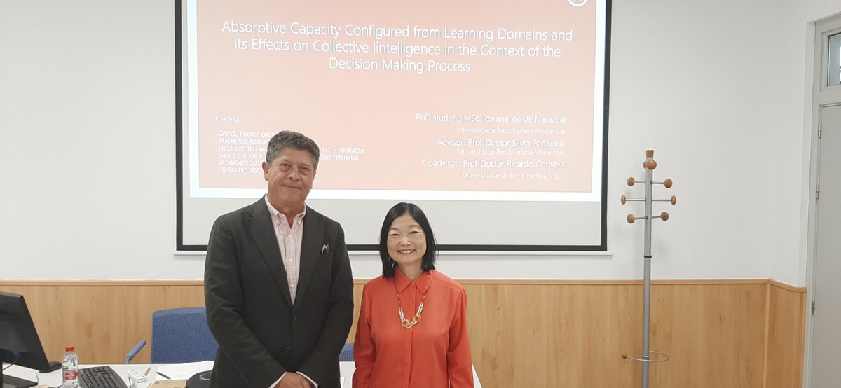 CAPVALUE_US's tweet photo. 🚀 Ayer organizamos  un seminario sobre capacidad de absorción y su impacto en la inteligencia colectiva para la toma de decisiones estratégicas. Con la prof. Rosana Narazaki. ¡Gracias a todos los que asistieron tanto física como virtualmente! #CAPVALUE #management #research 📚💼 https://t.co/FeJMuBTNfH