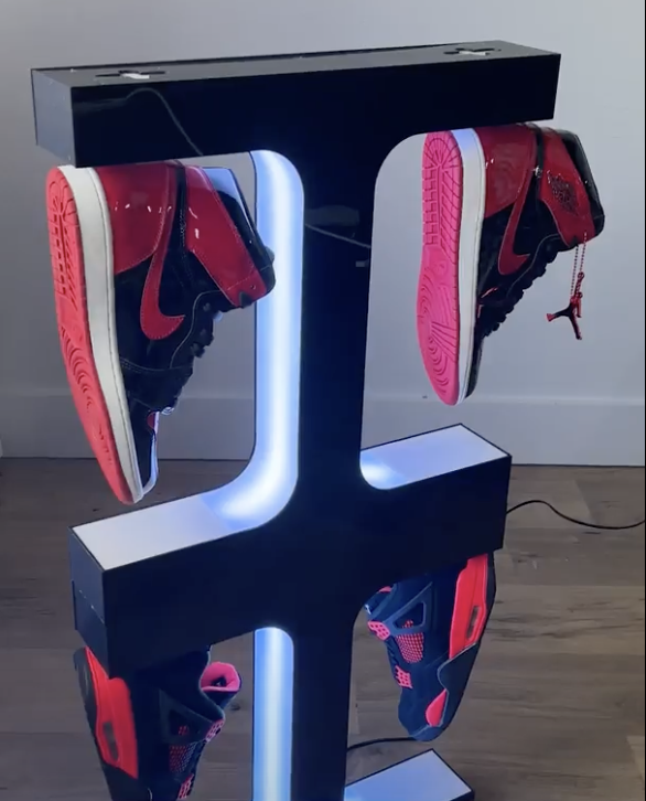 PSA 📣 There has been a #Recall of Sneaker Basel Double Magnetic Levitation Displays due to laceration and ingestion hazards. Get full refund and more information here: recallrtr.com/sneakerdisplays.
