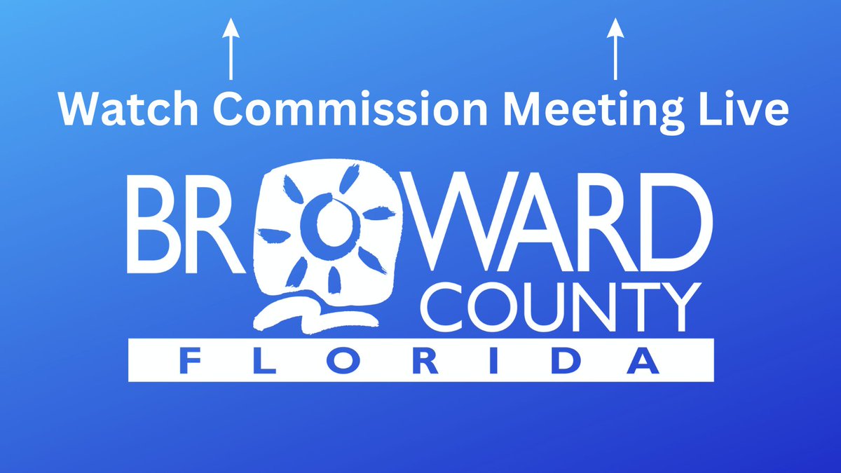 The @browardinfo Commission meeting is 🔴LIVE now. 📺vimeo.com/event/4169551