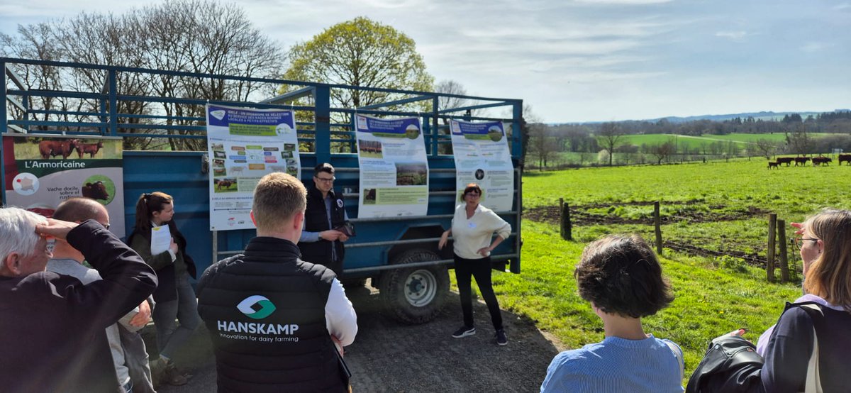 InstitutElevage's tweet image. 🔴 Inauguration du #CIRVEAU | Visite en cours
Autour de différentes thématiques :
✅ La formation
✅ Environnement
✅ Société &amp;amp; bien-être animal
✅ Recherches et prestations
+ Temps libre autour des ateliers : plateforme fourragère, réseau #Inosys veaux de boucherie, numérique...