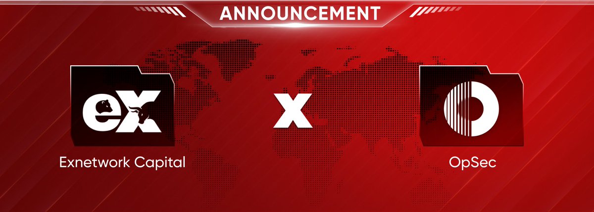 OpSec (@opseccloud) on Twitter photo Thrilled to announce that Exnetwork Capital <a href="/exnetworkcap/">Exnetwork Capital</a> has decided to invest in $OPSEC.
With their extensive global network, particularly in the Asian region, we're poised for unparalleled growth.
Exnetwork Capital, known for their astute investments and dynamic market Thrilled to announce that Exnetwork Capital <a href="/exnetworkcap/">Exnetwork Capital</a> has decided to invest in $OPSEC.
With their extensive global network, particularly in the Asian region, we're poised for unparalleled growth.
Exnetwork Capital, known for their astute investments and dynamic market