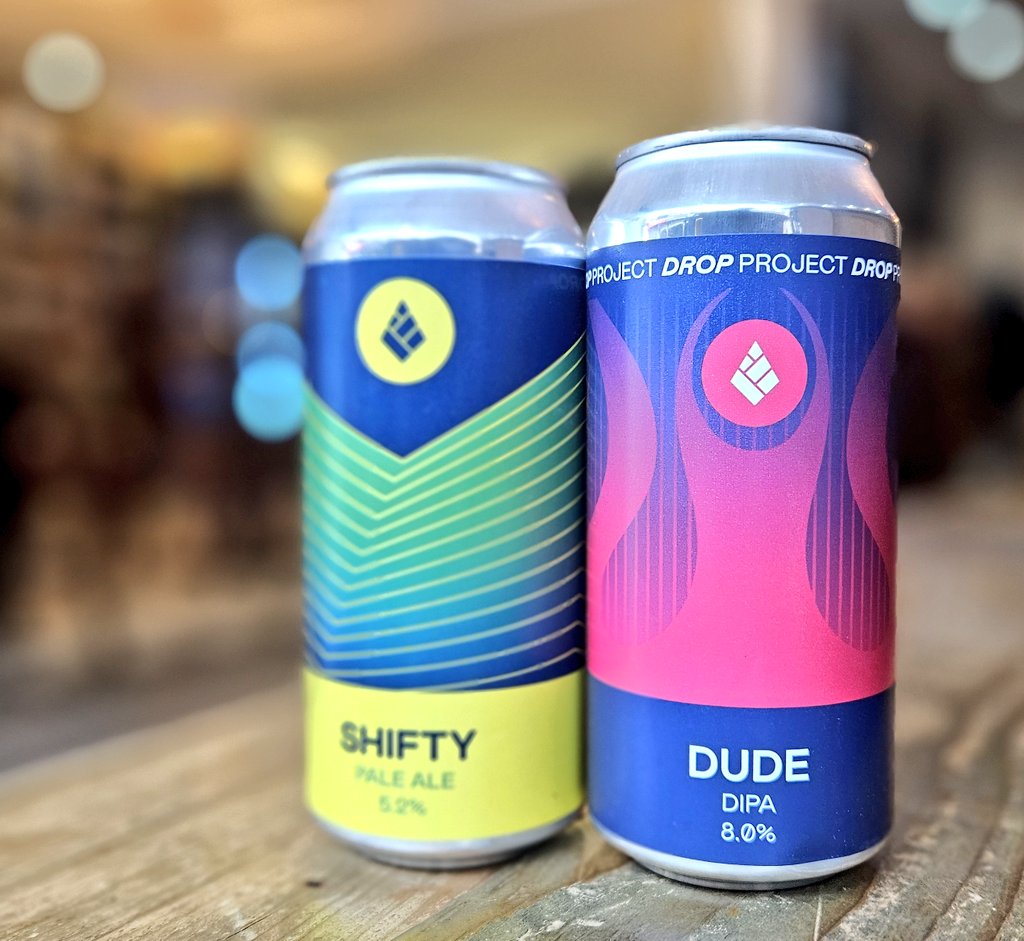 dexterandjones's tweet image. It's a day of BIG beers...

#DropProject 

DUDE - DIPA 8%

SHIFTY - NE Pale Ale 5.2 %

Online and Instore Now!