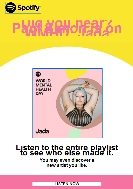 .. @Spotify What is this shit!?👇Trust me, there is nothing healthy about a fat, blue haired girl with hair under her arm pits. #getalife