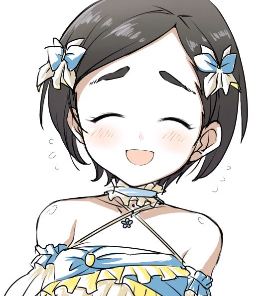 千鶴ちゃんおめでとうお祝いされて照れている千鶴ちゃんです#松尾千鶴誕生祭2024 