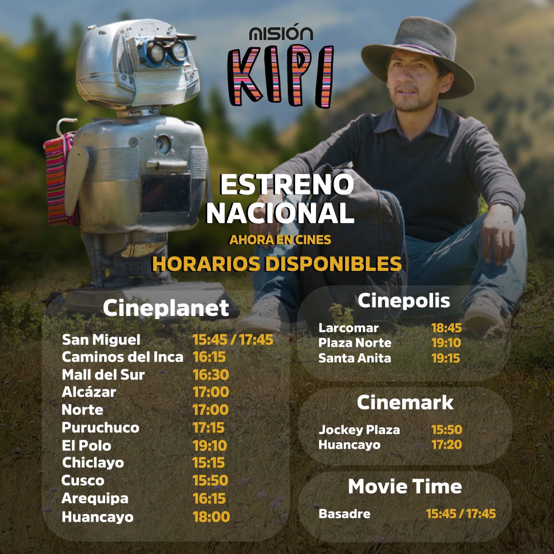 sonalytuesta's tweet photo. #MisiónKipi en cines desde hoy. https://t.co/Zczx5lIPEP