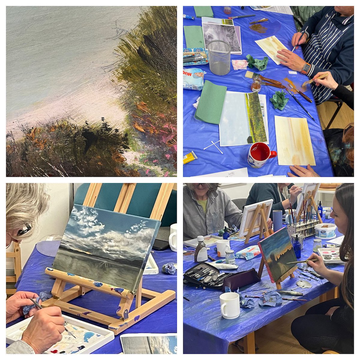 Just two places left on my beginners and improvers oil painting 8 week course... rowanhumberstone.org.uk/events/oil-pai…