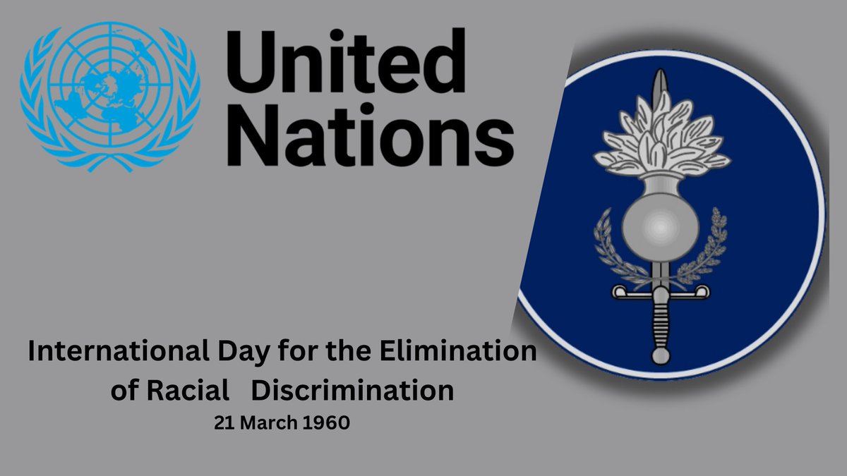 Observed on the 21stof March, the International Day for the Elimination of Racial Discrimination began on the day when police opened fire and killed 69 people at a peaceful demonstration against apartheid in Sharpeville, South Africa, in 1960. #EUROGENDFOR is joining this day.