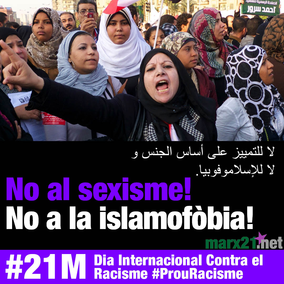 Amb motiu del Dia Internacional Contra el Racisme, 21 de març, cal impulsar la lluita unitària contra el racisme i l'extrema dreta
#ProuRacisme #NoPassaran #WorldAgainstRacism

marx21.net/2024/03/09/llu…