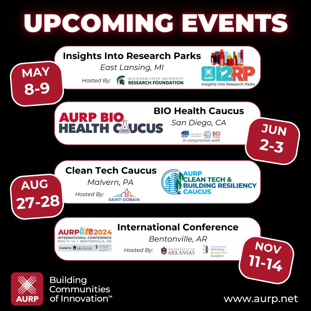 #AURPinAction: It's go-time for AURP and our high-energy Members! Check out our schedule of networking/learning events through this year! With a successful AURP 2024 Spring Training in the books, keep the momentum going: bit.ly/43uhIB8 #AURP2024 #buildingtheAURPnetwork